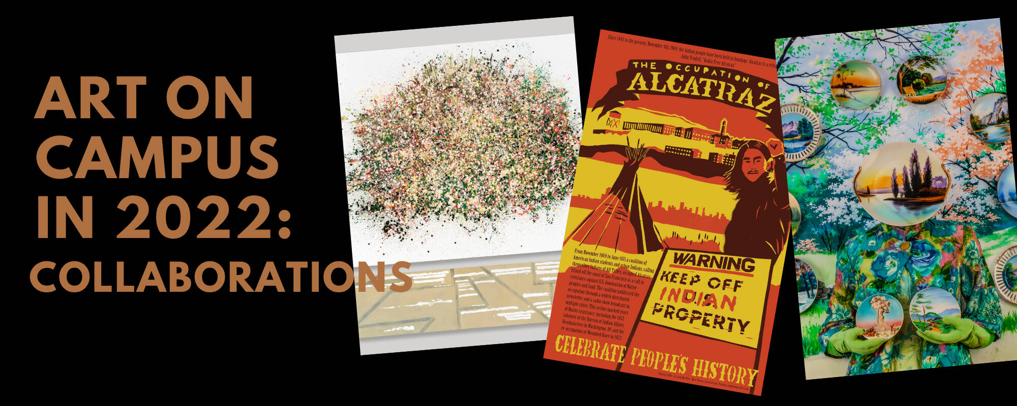 Title image for the blog "Art on Campus in 2022: Collaborations"